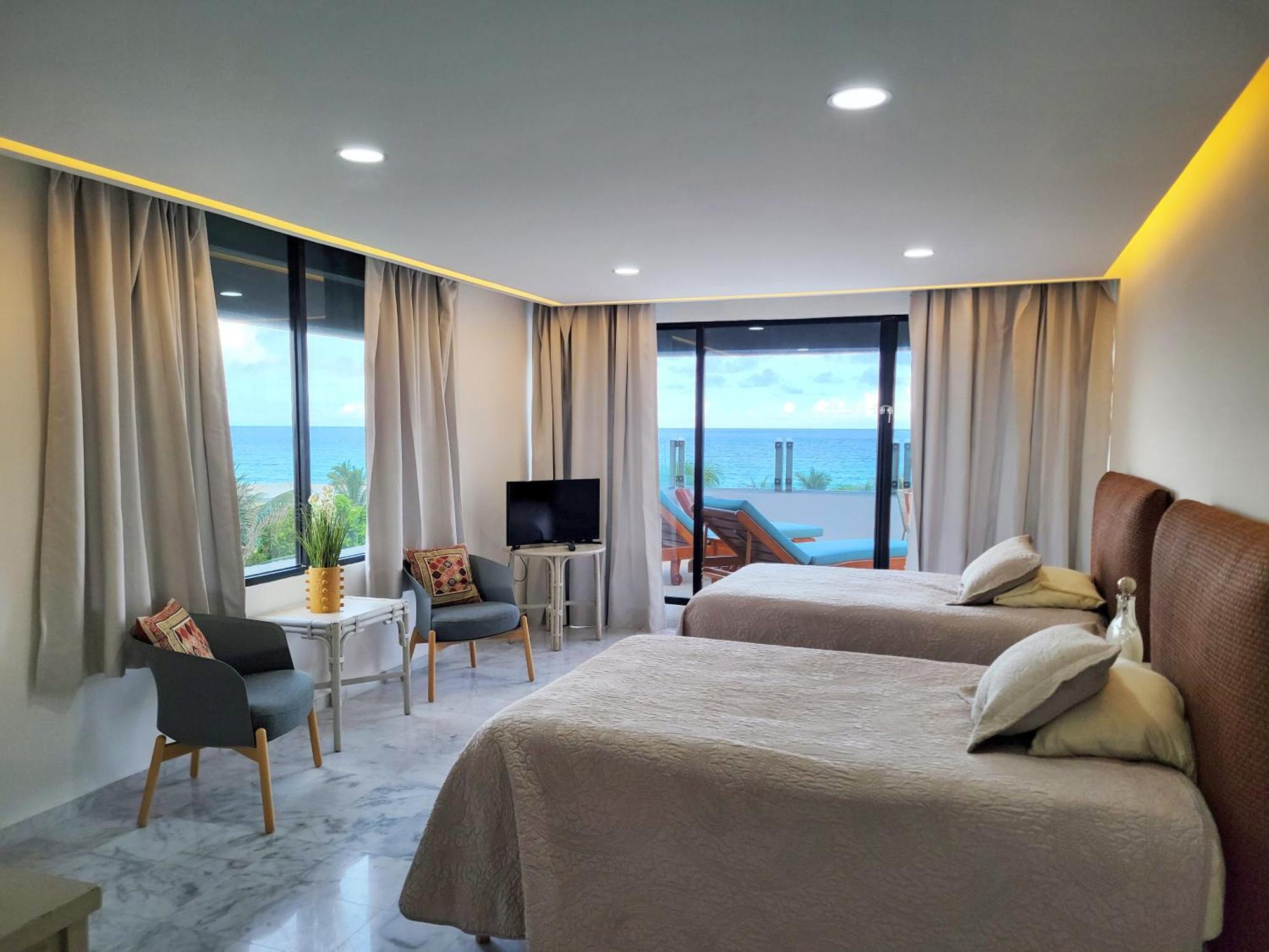 Beachfront Getaway Condo Канкун Екстер'єр фото